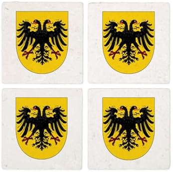 CafePress Holy Roman Empire After 1368 Tumbled Stone - Set of 4 Coasters Set of 4 by CafePress
