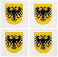 CafePress Holy Roman Empire After 1368 Tumbled Stone - Set of 4 Coasters Set of 4 by CafePress
