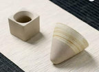 The Cone Cup Collection: Set of 6 Ceramic Cones/Same iconic sip. Meet the 3.4oz Cone Cup Set six bold cones, six square holders, one unforgettable coffee moment. Microwave & Dishwasher Safe - Image 6
