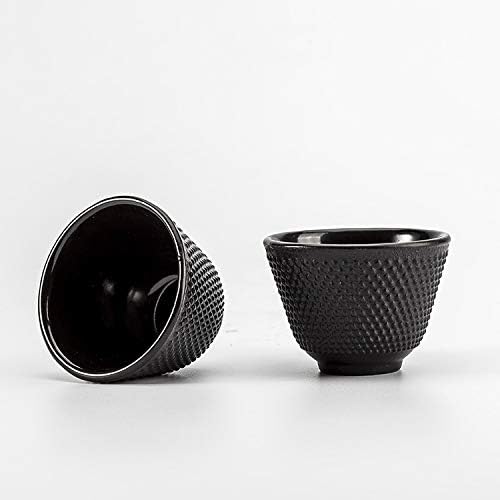 tetsubin workshop japanese cast iron kettle fitting Polka Dot Hobnail teacup and saucer - Image 5