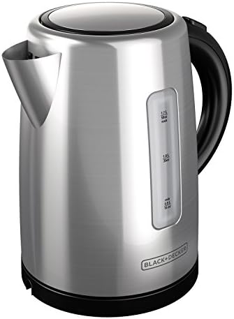 BLACK+DECKER 1.7L Cordless Kettle, Silver, KE2000SD by Unknown