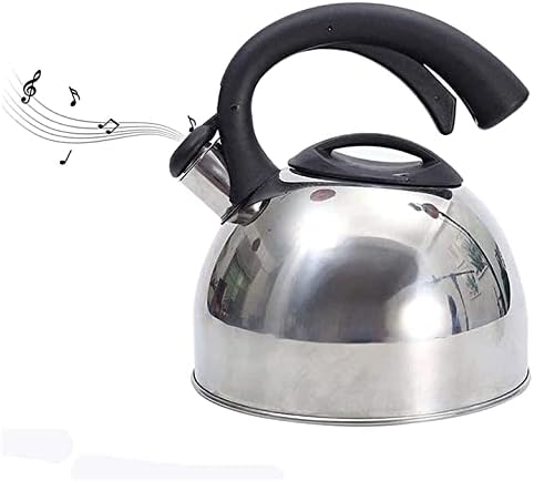 Stovetop Tea Kettle Whistling Teapot Tea Kettle 3 L Whistling Kettle with Half Handle Stainless Steel Whistling Tea Kettle for Gas Stove Stovetop House Stove to, by Unknown