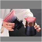 Pour Over DripperMaker Glass Coffee Filters V02 Set,Immersion Coffee Dripper Switch(A3) - Image 5