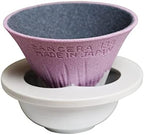 Mt. Fuji Ceramic Coffee Filter - Reusable Dripper - Paperless - Made in Japan - Pink by IPPINKA