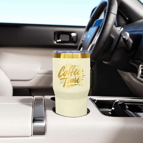 20 oz Tumbler Bulk Stainless Steel Tumblers with Lids and Straws Cream - Image 6