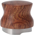 Coffee Distributor, Hand Coffee Leveler, 304 Stainless Steel Espresso Coffee Tamper with Rosewood Handle, Unifrpm Extraction Espresso Tamper, Mirror Polished Coffee Leveler for Coffee Lovers(53mm) by TITA-DONG