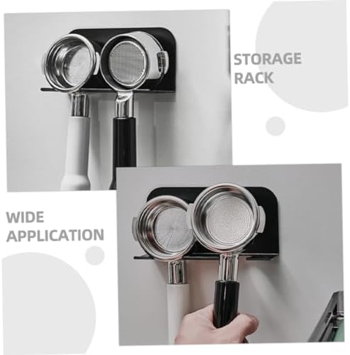 PRETYZOOM 3pcs Espresso Portafilter Wall-Mounted Holder Sturdy Coffee Portafilter Storage Rack Break Resistance Easy Installation Space-Saving Design for Kitchen and Coffee Bar Use - Image 7