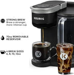 Keurig K-Brew+Chill Iced or Hot Single-Serve K-Cup Coffee Maker with MultiStream and QuickChill Technology, 70oz. Removable Reservoir, Black (Renewed) - Image 6