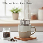 Stainless Steel Tea Infuser for Loose Leaf - Fine Mesh Strainer Fits Mugs & Cups (1.5-1.77 Inch Diameter) - Image 2