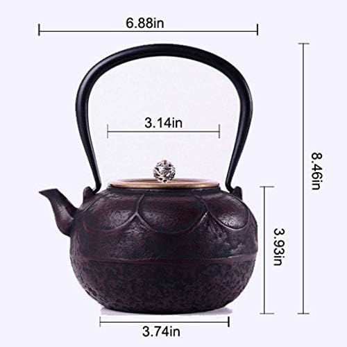 Cast Iron Teapot Japanese Style Tetsubin Tea Kettle 1.2L - Image 2