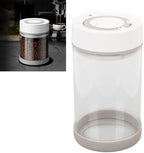 Yosoo Health Gear Electric Vacuum Canister, Sealed Glass Jar for Tea Coffee Beans Nuts Storage, with Built in 500mAh Battery, High Borosilicate Glass Kitchen Organizer (950ml) - Image 2