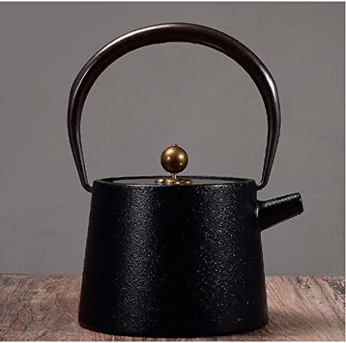 Cast Iron Teapot Japanese Tea Pot with Copper Handle Chinese Stovetop Tea Kettle for Loose Leaf, Boiling Hot Water Tea Teapot - Image 7