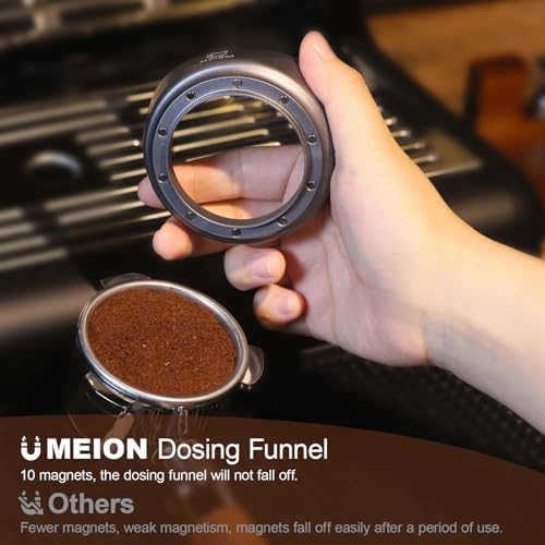 54mm Dosing Funnel and Espresso Distribution Tool Set, Magnetic Coffee Funnel, Espresso Tools Espresso Accessories (Silver) - Image 3