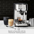 Breville BES500BST Bambino Plus Espresso Machine, Black Stainless Steel - Image 2