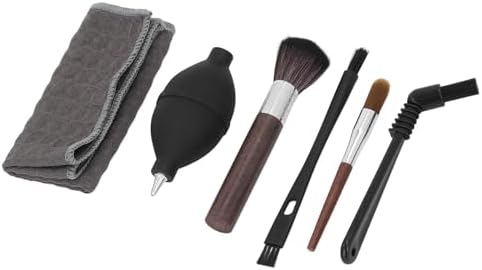 6-Piece Coffee Machine Brush Set with Wooden and Nylon Brushes, Towel, Air Blower for Coffee Maker and Grinder - Image 7