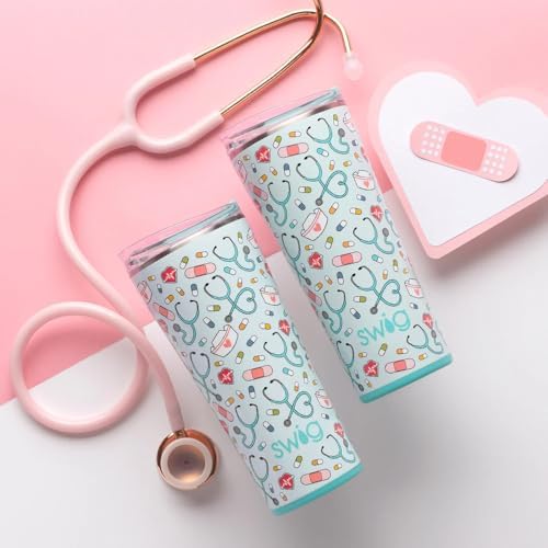 Swig Life 22oz Insulated Tumbler with Lid, Scrub Life - Image 3
