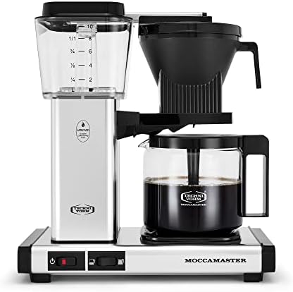Technivorm Moccamaster 53941 KBGV Select 10-Cup Coffee Maker, Polished Silver, 40 ounce, 1.25l by Unknown
