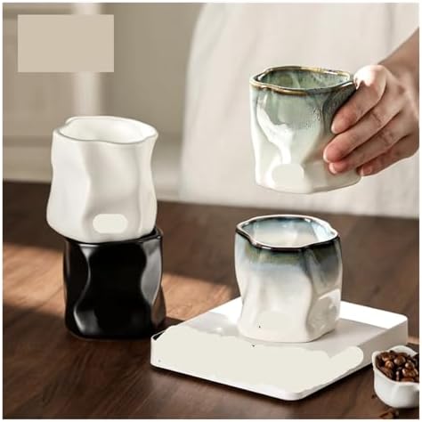 Hand Brewed Sharing Pot Funnel Dripper Tools,Ceramic Coffee Filter Cup Reusable Filters Coffee Maker(Green coffee pot) - Image 5