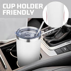 20 oz Tumbler with Lids and Straws, Stainless Steel Insulated Travel Coffee Mug, Double Wall Vacuum Insulated Tumblers, Powder Coated Coffee Tumbler for Cold & Hot Drinks (Mix Color-7) - Image 6
