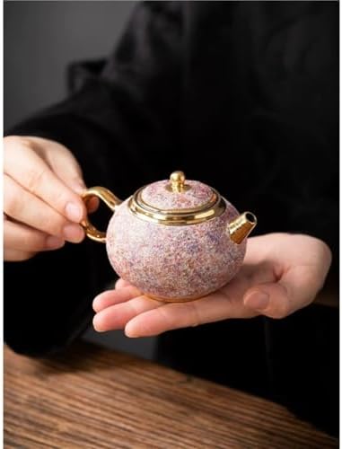 Tea Kettle Home Handmade Ceramic Tea Set Suitable For Women Pink Teapot Gift Ceramic Tea Infuser - Image 6