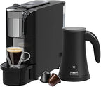 Capsule Coffee Maker & Milk Frother Black by bella