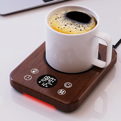 CUIFATI Mug Warmer, 36W Coffee Cup Warmer for Desk with Auto Shut Off, 12H Timer, Electric Coffee for Desk, Beverage Heater for Tea Water Milk, 9 Temp Settings (US Plug) by Cuifati