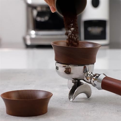 51/58mm Coffee Dosing Cup Walnut Wood Espresso Dosing Funnel Brewing Bowl Portafilter Dosing Ring Coffee Accessories Dosing Funnel 54mm(53mm) - Image 6