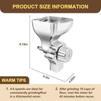 Grain Mill Attachment for KitchenAid Stand Mixers, 12-Level Adjustable - Image 3