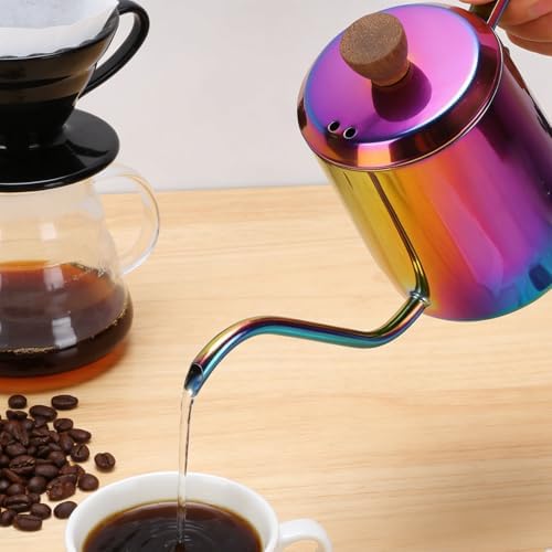 Pour Over Coffee Kettle, 600ML 304 Stainless Steel with Gooseneck - Image 2