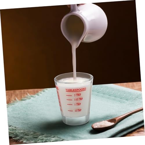 8 Pack 30ml Glass Measuring Cups with Dual Scale for Baking - Image 6