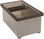 Rattleware Stainless Steel Espresso Knock Box with Rubber Bar 9.25x5.5x4in by rattleware
