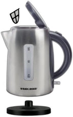BLACK+DECKER 1.7L Cordless Kettle, Silver, KE2000SD - Image 2