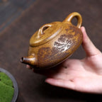 Tea Kettle Home Hand Carved Mountain View Teapot Office Desktop Tea Infuser Ceramic Tea Infuser - Image 5