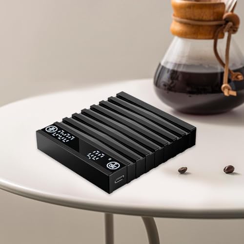 USB Rechargeable Mini Coffee Measurement Tool with Timer for Precision, Black - Image 5