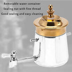 Siphon Coffee Maker, 3-5 Cups Detachable Siphon Coffee Brewer, 304 Stainless Steel Mesh and High Borosilicate Heat-Resistant Glass, Double Ridged Fulcrum with Tee Handle for Coffee, Tea - Image 4