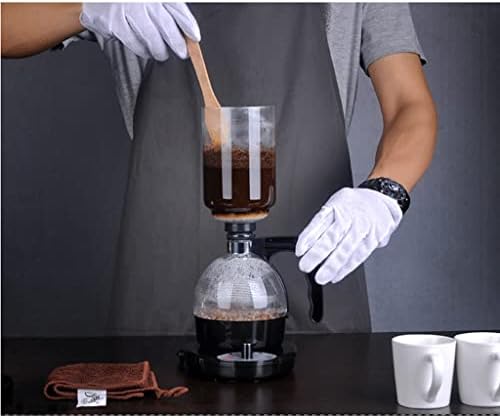 JITEM Cafetera Syphon Vacuum Coffee Maker Glass Electric Siphon Pot Knob Operation Keep Warm Function 500W 360ML Manual Preparation Mode for Coffee or Tea - Image 5