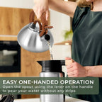 WALDWERK Tea Kettle Stovetop (1.5 Quart) - Teapot for Stovetop - also for Induction and Gas Stoves - Stainless Steel Tea Kettle - Whistling Tea Kettle for Stove Top - Non Toxic Tea Kettle Stovetop - Image 4