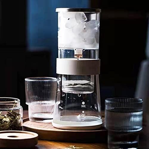 Ice Drip Coffee Maker 14oz Cold Brew Coffee Smooth Dripper Slow Cold Drip Iced Coffee Concentrate Brewer with Adjustable Water Flow, Stainless Steel Filter - Image 7
