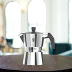 Pezzetti Stove-Top Moka Espresso Italian-Made Coffee Maker Moka Pot- 1,2,3,6,9,14 Cup (3 Cup) - Image 2