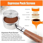 Espresso Puck Screen V2 0.8mm, 304 Stainless Steel Coffee Puck Screen-Ultra-Thin, Resusable Ground Filter(S) - Image 4