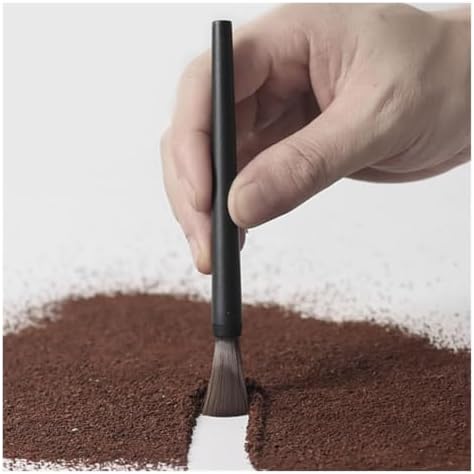 Coffee Powder Cleaning Brush, Hard Bristle Plastic Handle 14cm - Image 3