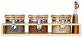 16oz Airtight Glass Chia Seed Storage Container with Spoons, 3-Pack by KKCHOMEACCENTS