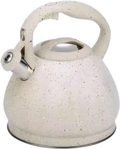 Tea Kettle Whistling Tea Kettle Stainless Steel Teakettle with Wooden Handle Stovetop Safe Water Boiling Kettle for Home Kitchen 3L Stove Top Whistling Tea Kettle by Unknown