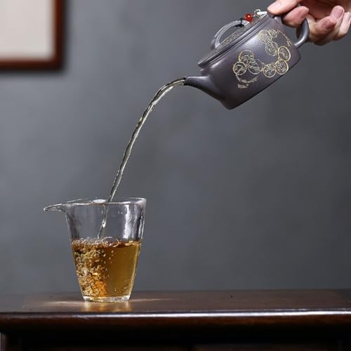 Tea Kettle Household Single-Brew Teapot Office Sky Blue Coin Han Tile Teapot Tea Set Ceramic Tea Infuser - Image 7