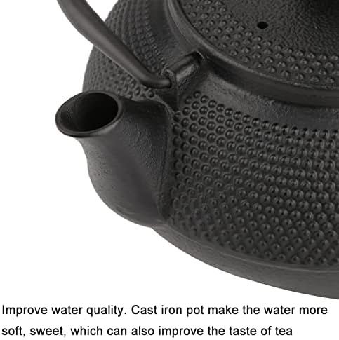 Cast Iron Teapot Japanese Tetsubin Tea Kettle with Infuser Japanese Tetsubin Kettle Stovetop Tea Kettle Hot Water Kettle for Long Lasting Flavor 800ml - Image 5