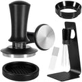 53.5mm Espresso Accessories Kit,Tamper,WDT Tool,Stand and Dosing Funnel by HOMELYLIFE
