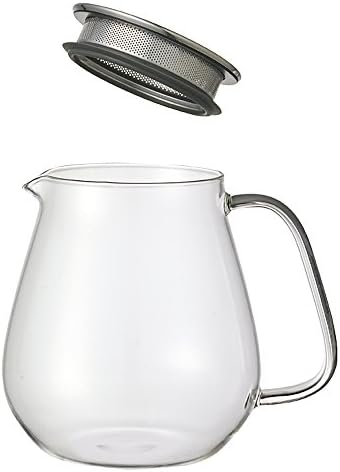Kinto Stainless Unitea One Touch Teapot 720 Milliliter (24.35 Fl. Oz.) - Heat-resistant Glass Teapot with Stainless Steel Strainer in Lid (Japan Import) - Image 4