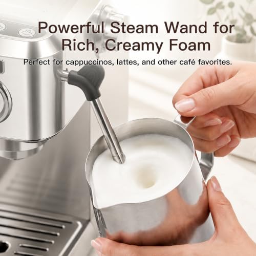 MEGAWISE 20 Bar Espresso Machine with Adjustable Milk Frother - Image 3