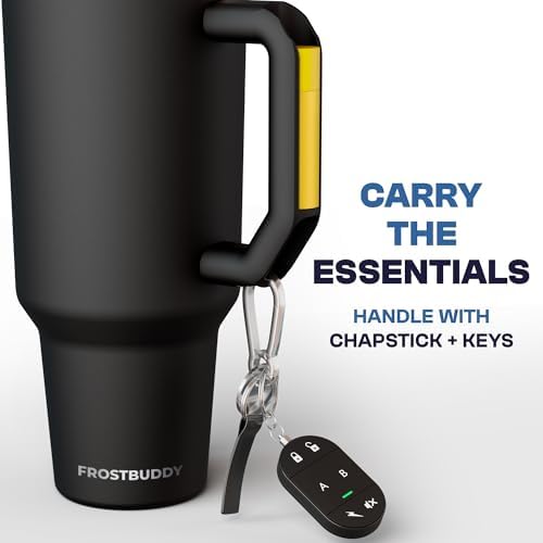 Frost Buddy Thicc Buddy 40oz Tumbler - Spill-Proof Flip Lid (Black) - Image 2