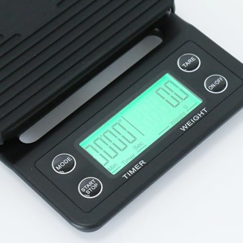 LCD Display, ABS 5kg Coffee Scale Kitchen Digital Scale with Timer - Image 3